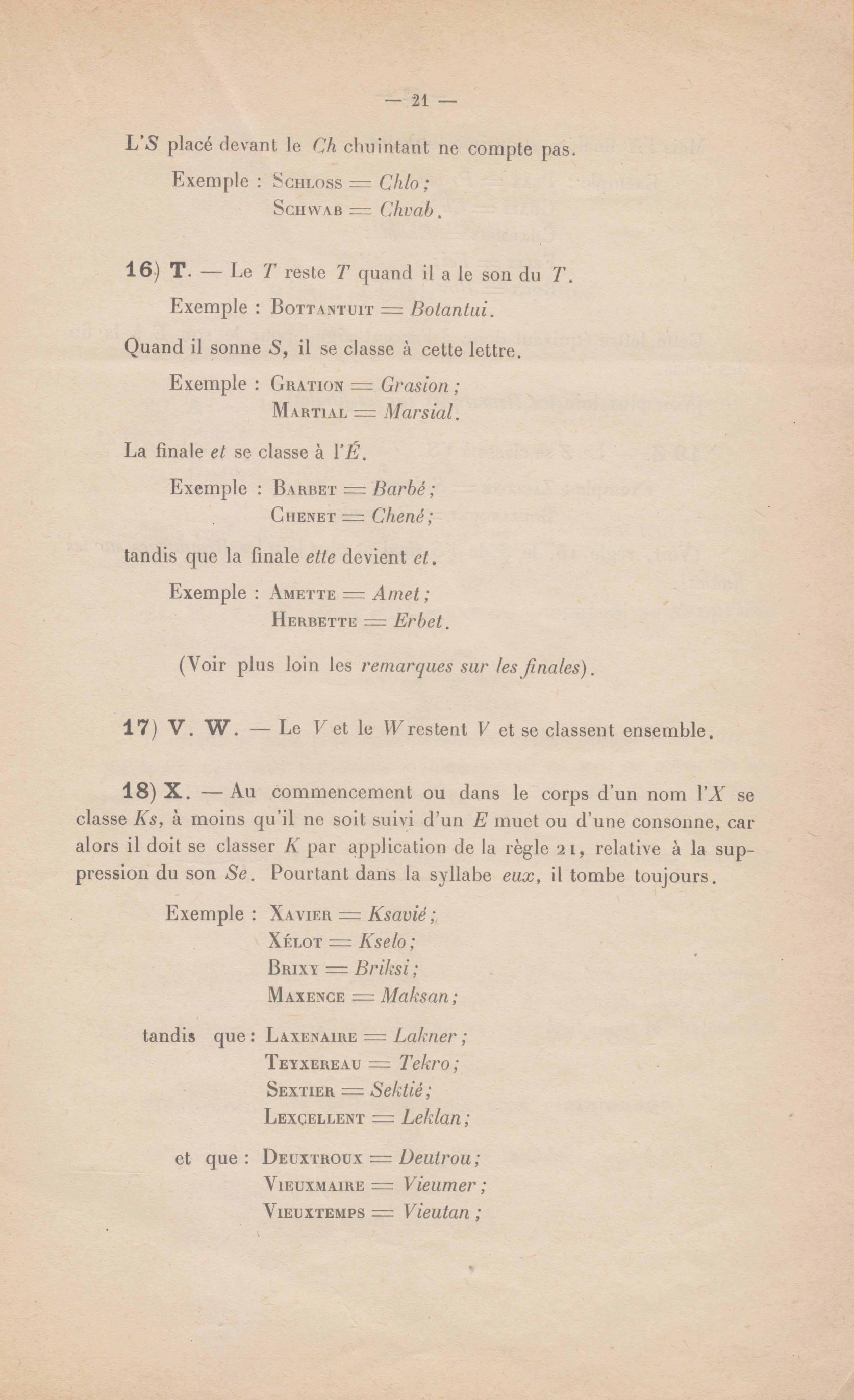 Notice Sur La Classification Phonetique Par Alphonse Bertillon Nouvelle Edition 1938 Page 17 Criminocorpus