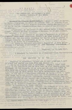 Marbaud, « Au bagne – La confession du condamné à mort Faroux Kléber, numéro de matricule 48250 »