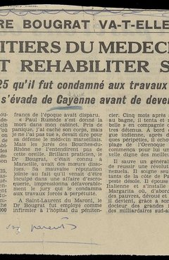 « L’affaire Bougrat va-t-elle rebondir ? [...] » [article de presse]