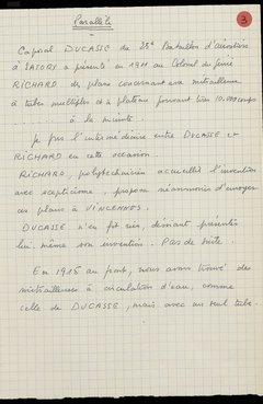 Jacqueline Anjot et Albert Ubaud, « Parallèle »