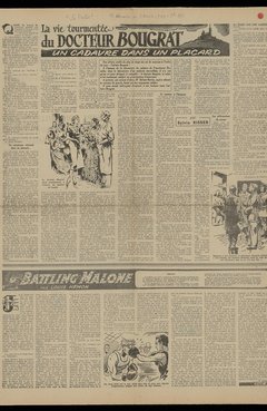 « La vie tourmentée du Docteur Bougrat. Un cadavre dans le placard », La Presse, no 211, 1949
