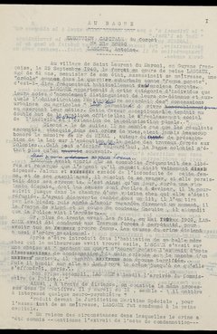 A.B. Marbaud, « Au bagne – Exécution capitale du forçat numéro de matricule 38290, Lascaux Antoine »