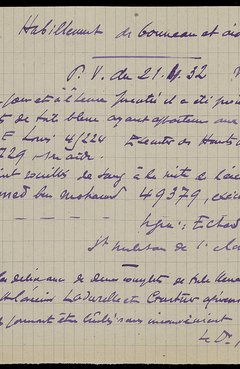 Albert Ubaud, « Habillement de bourreau et aide »
