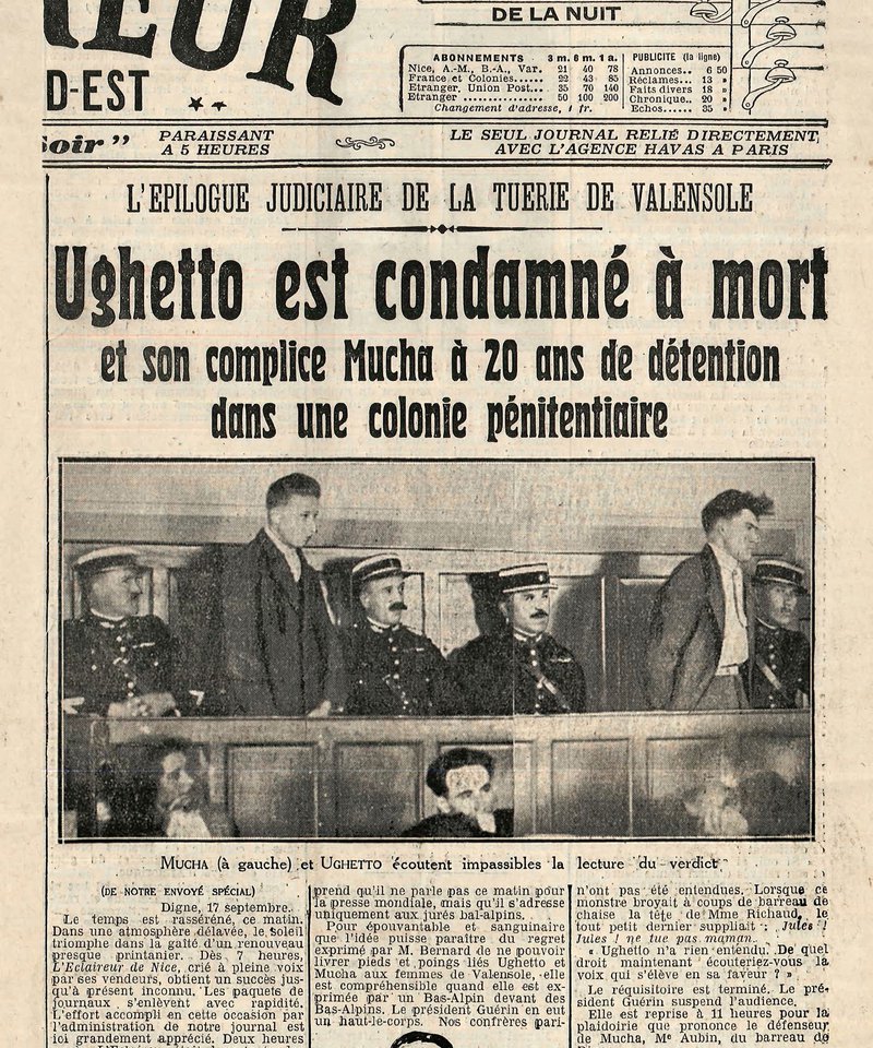 Douce haute Provence, terre criminelle (1918-1939)