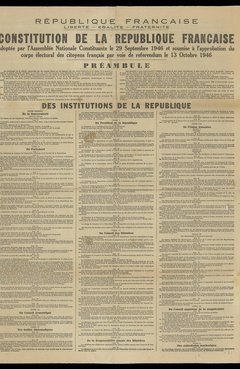 « Constitution de la République française », 29 septembre 1946 [presse]